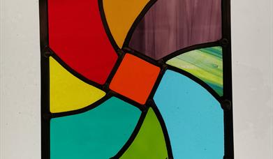 Traditional Stained Glass Panel