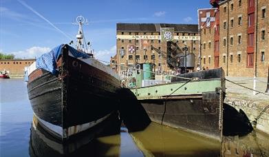 Boats in Gloucester Docks