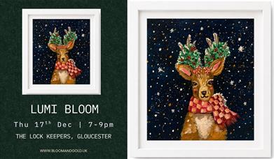 Bloom & Gold Painting