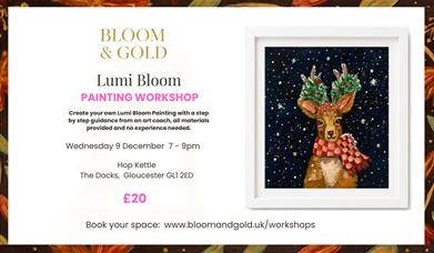 Bloom & Gold Painting