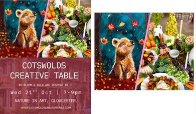 Cotswolds Creative Table - Nature in Art