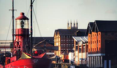 SULA lightship in Gloucester Docks