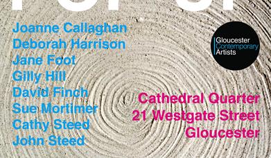 poster promoting the art exhibition at 21 Westgate Street 7 to 14 June