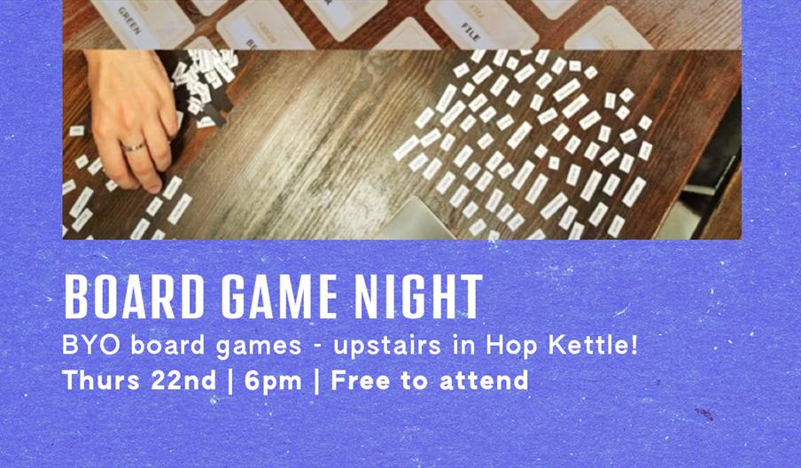 Board Game Night at Hop Kettle