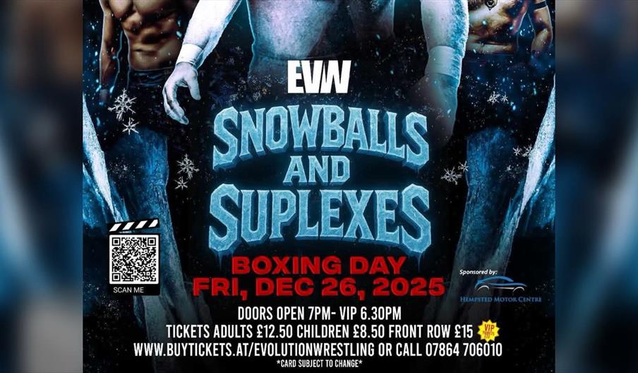 EVW snowballs & suplexes