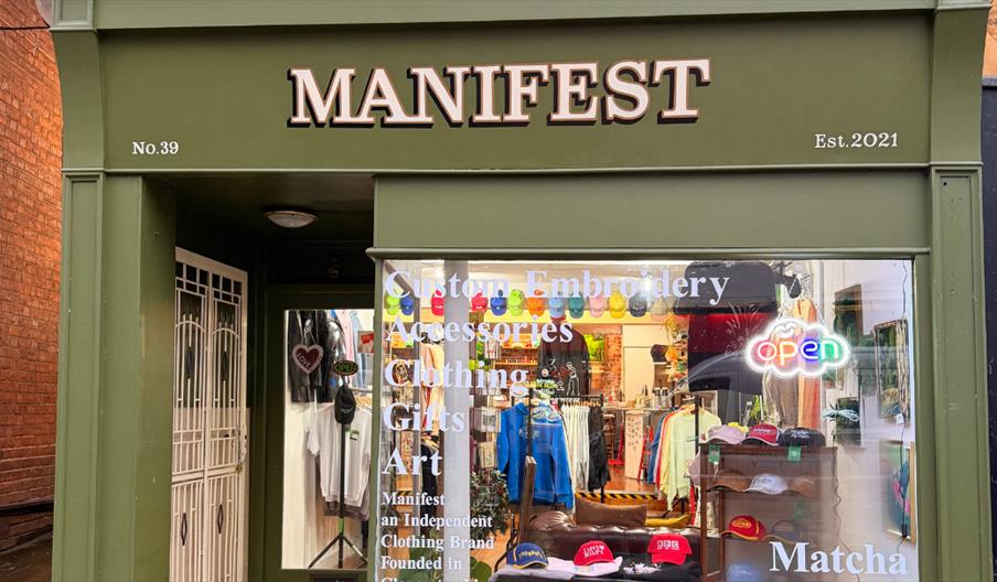 Manifest Shop front gloucester