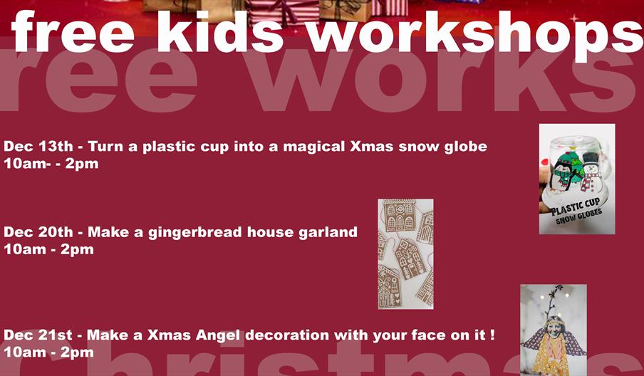 Christmas Crafts - A4 poster