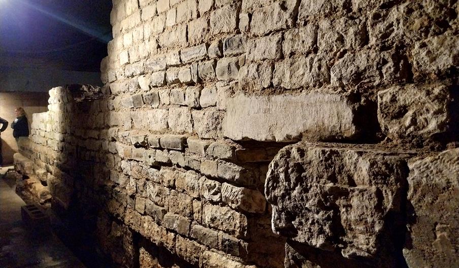 Image of the Roman wall in the Kings Bastion