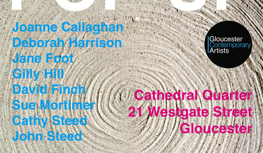 poster promoting the art exhibition at 21 Westgate Street 7 to 14 June