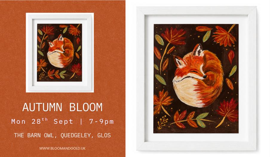 Autumn Bloom - Barn Owl