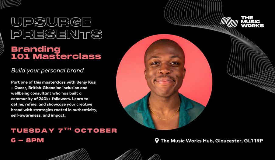 Branding 101 masterclass with headshot of Benji