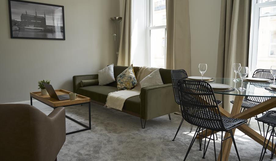 Living Room of 2 Bedroom Apartment