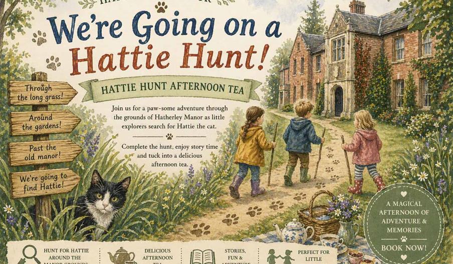 We're Going on a Hattie Hunt Afternoon Tea