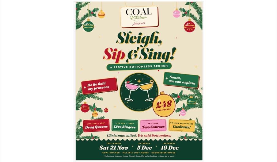 Sleigh, Sip and Sing - Festive Bottomless Brunch