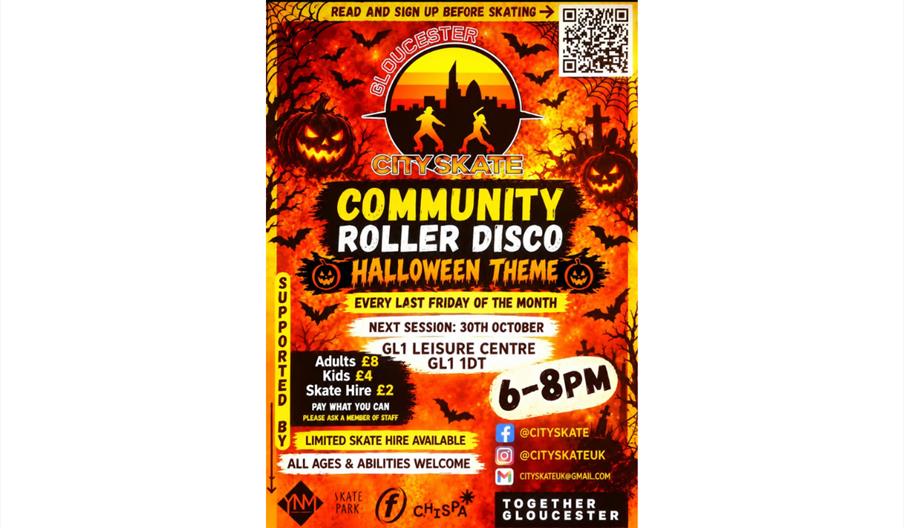 CITY SKATE - community roller disco - HALLOWEEN THEME