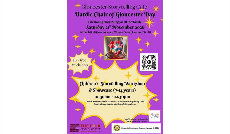 Children's Storytelling Workshop and Story Showcase Morning - Bardic Chair of Gloucester Day