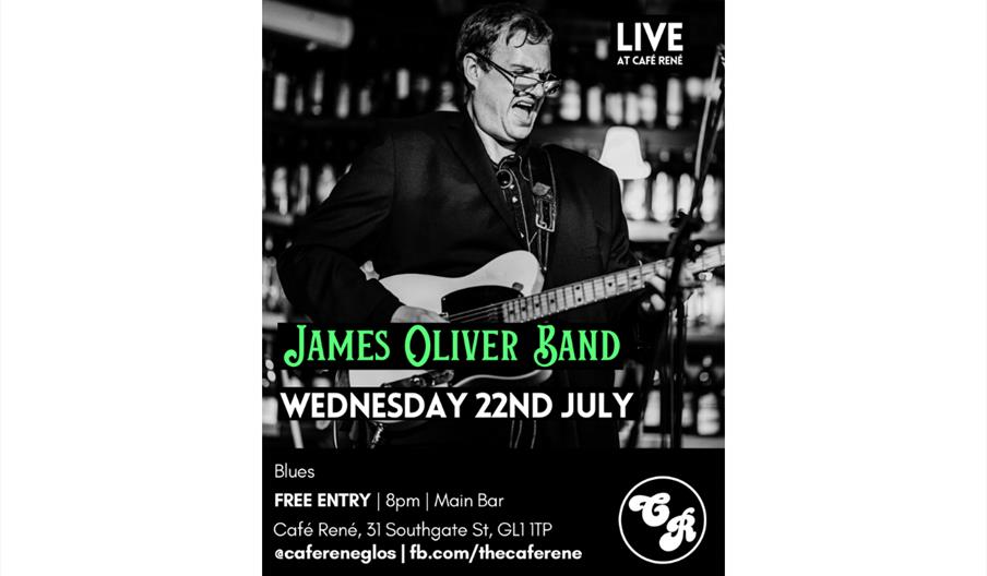 James Oliver Band LIVE at Café René