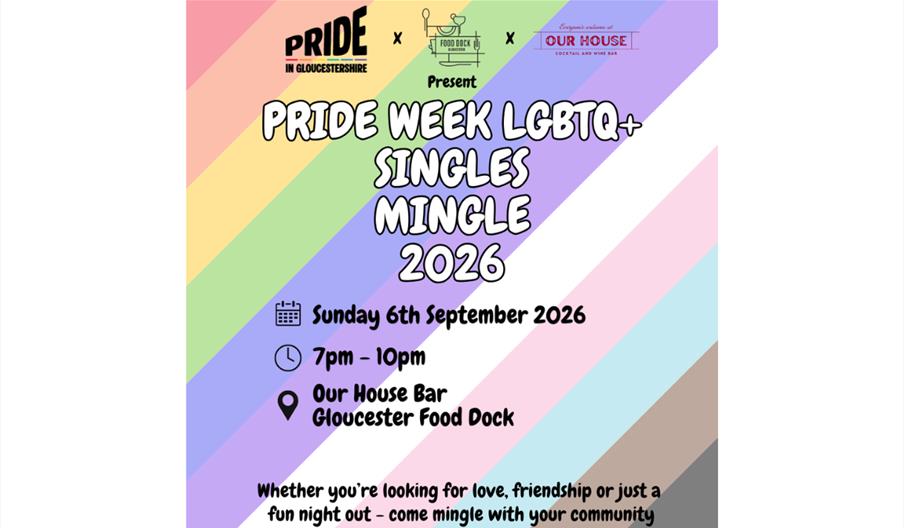 PRIDE WEEK LGBTQ+ SINGLES MINGLE – at our house