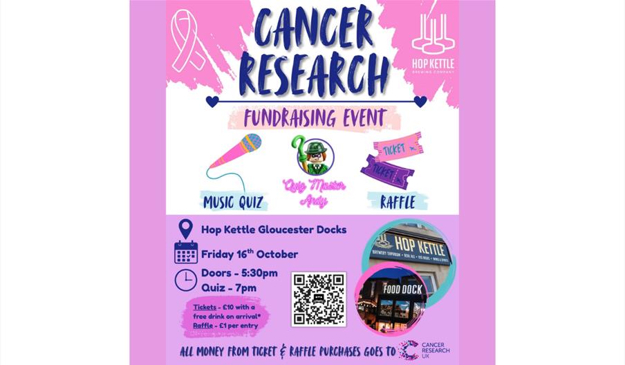 Cancer Research Fundraising Quiz- At Hop Kettle