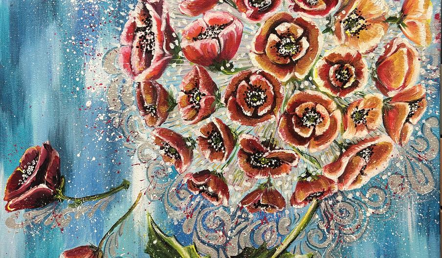 Art from Oksana Fursovych, a Ukrainian artist currently living in Cheltenham