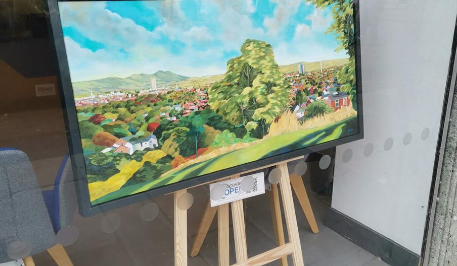 Images of art in Gloucester shops 2024