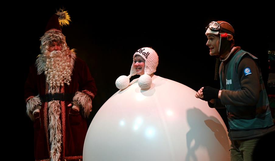 Santa & Snowball