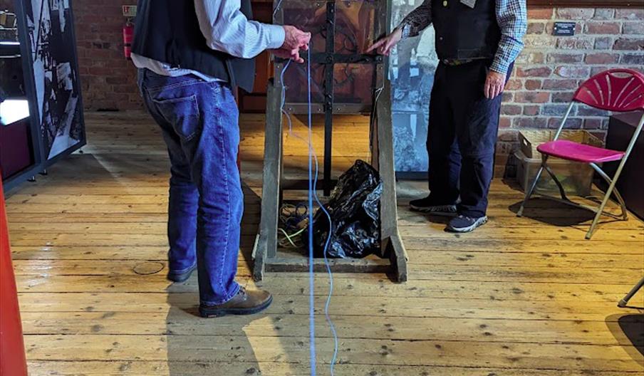 Rope making at the museum