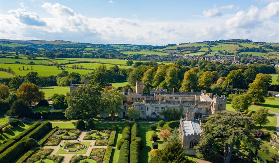 Sudeley Castle aerial view