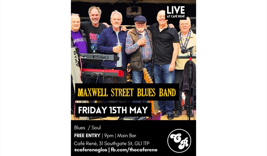 Maxwell Street Blues Band LIVE at Café René