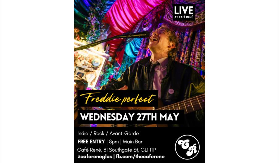 Freddie Perfect LIVE at Café René