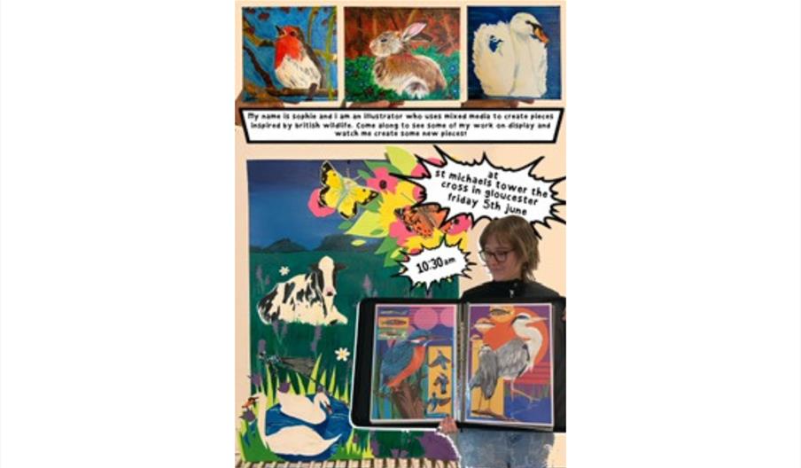 Art Exhibition  Sophie Carlisle Illustrator