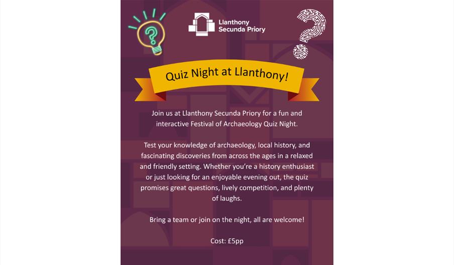 Llanthony Quiz Night