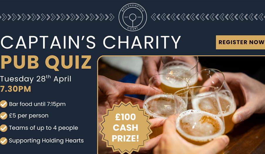 Captain's Charity Pub Quiz