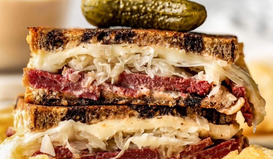 A deli sandwich offer from Wagyu & Feather.