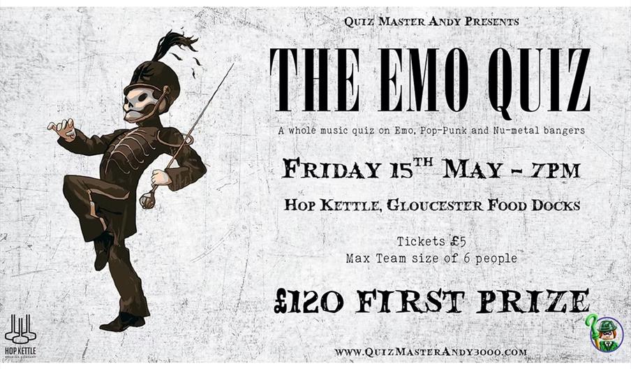 The Emo Pub Quiz at Hop Kettle in Gloucester Docks.