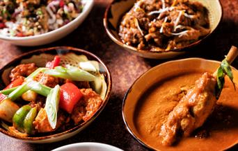 A selection of Indian food