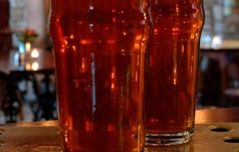 Two pints of beer