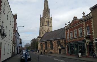 The outside of St Nicholas Church