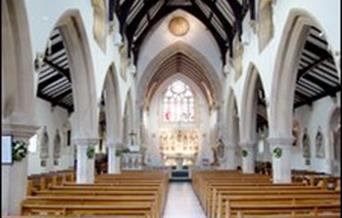inside St Peter's Catholic Church
