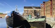 Boats in Gloucester Docks