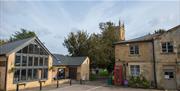 Blockley village shop and church