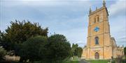 Blockley church used in the filming of the Father Brown TV series