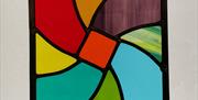 Traditional Stained Glass Panel