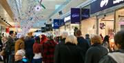 Shoppers Inside Gloucester Quays