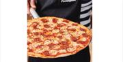 A pizza