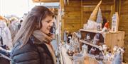 Person shopping at Market Stall