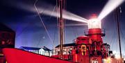 SULA Lightship at night