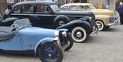 Old cars at the Gloucester Goes Retro Festival