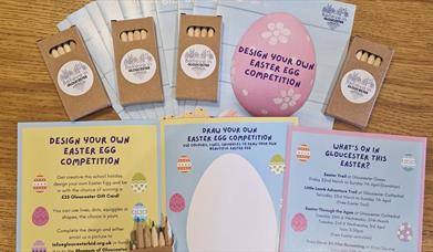 Gloucester Easter Egg Colouring In Competition - Collage