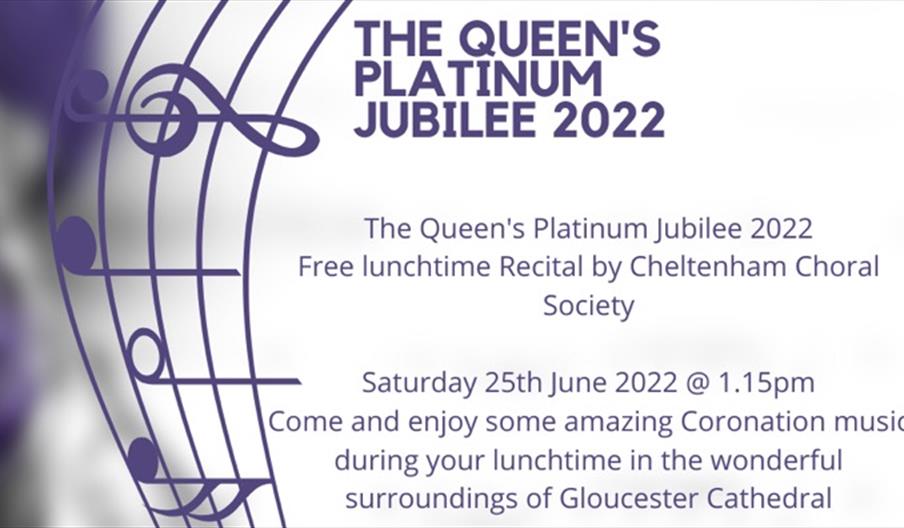 Cheltenham Choral Society Concert poster